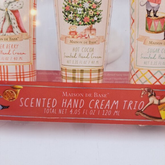 Holiday Bath & Body 3 Hand Cream Christmas Winter Berry, Hot Cocoa, Sugar Cookie - Picture 4 of 7